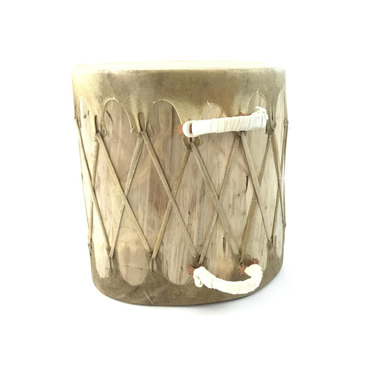 Steven Toya Zia Log Drum-Indian Pueblo Store