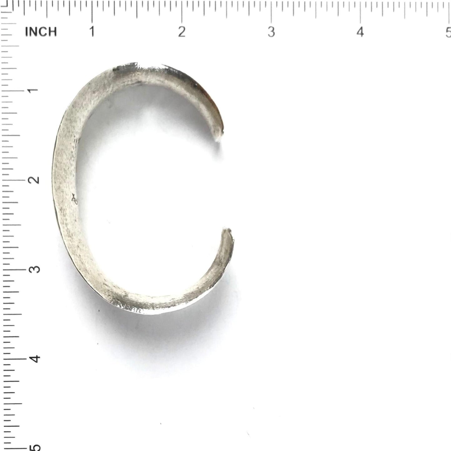 Duane Maktima Sterling Silver Concave Bracelet-Indian Pueblo Store