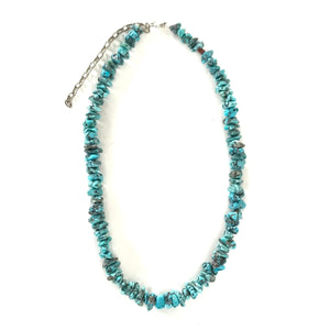 Kevin Ray Garcia Blue Turquoise Nugget Necklace-Indian Pueblo Store