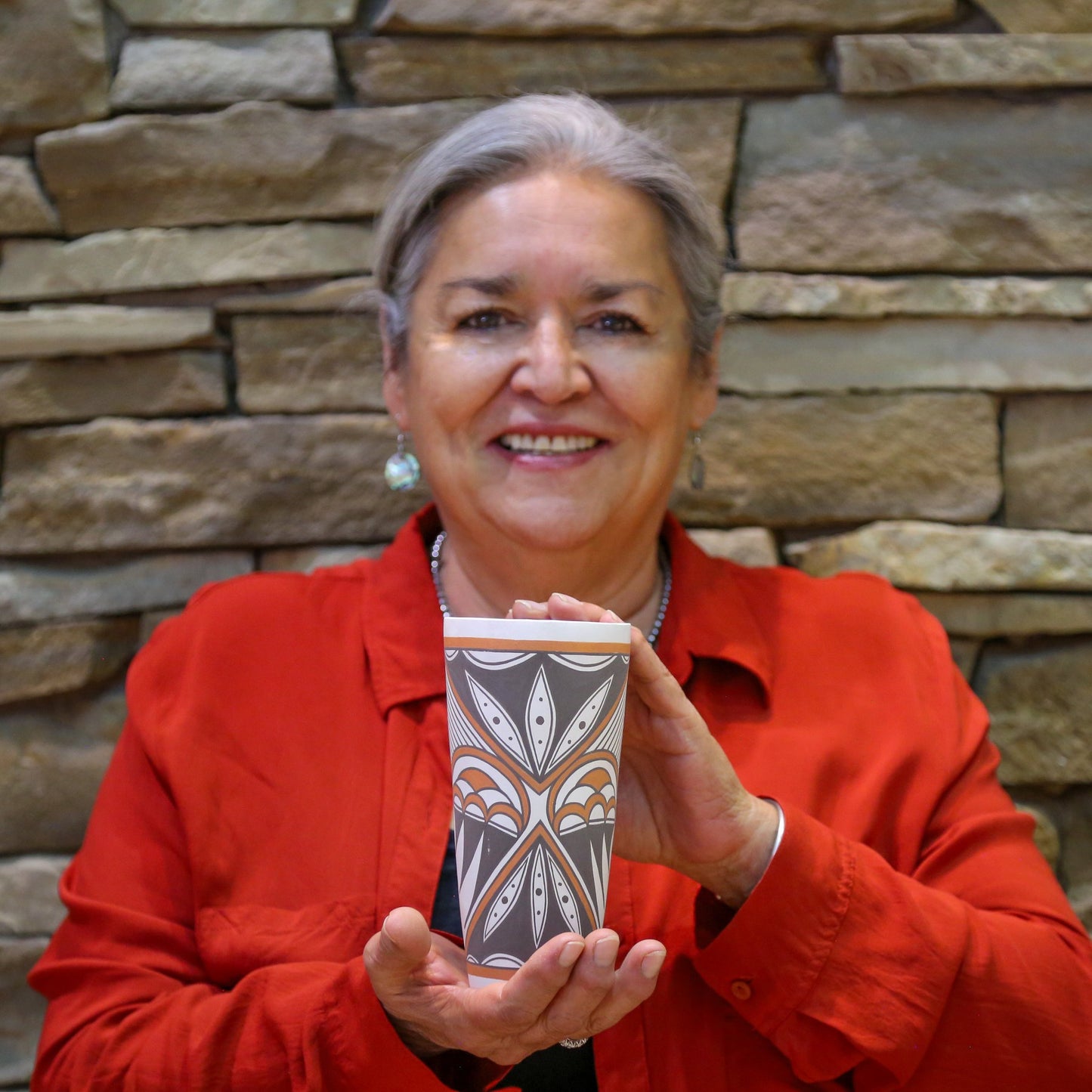 Robin Teller Pueblo Pottery Mug-Indian Pueblo Store
