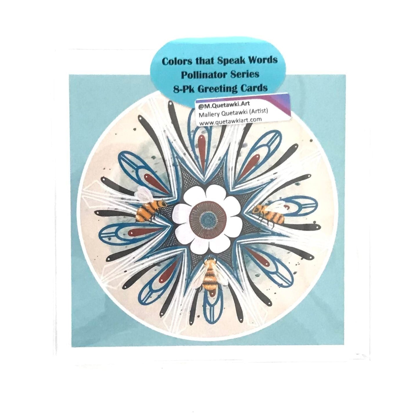 Mallery Quetawki Pollinator Card Set-Indian Pueblo Store