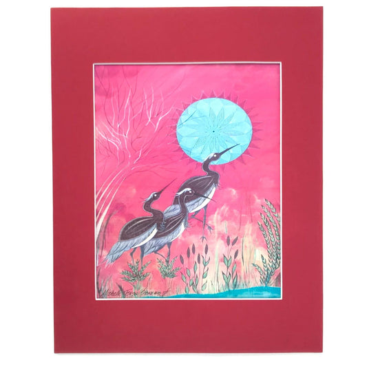 Michelle Tsosie Sisneros At Rivers Edge Print-Indian Pueblo Store