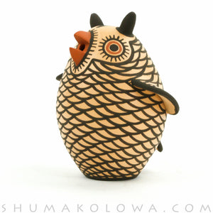 Carlos Laate Zuni Traditional Owl Figurine-Indian Pueblo Store