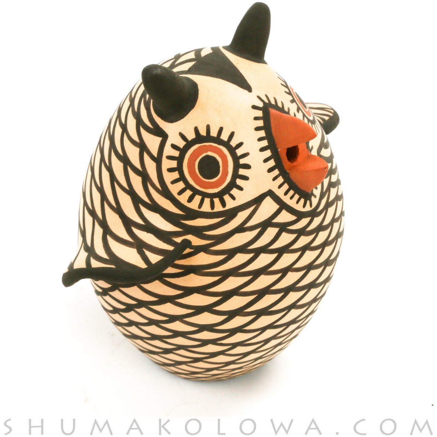 Carlos Laate Zuni Traditional Owl Figurine-Indian Pueblo Store