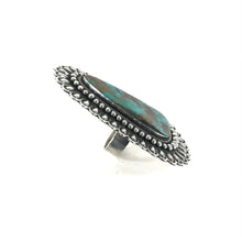 Load image into Gallery viewer, Leon Martinez Large Turquoise Ring-Indian Pueblo Store
