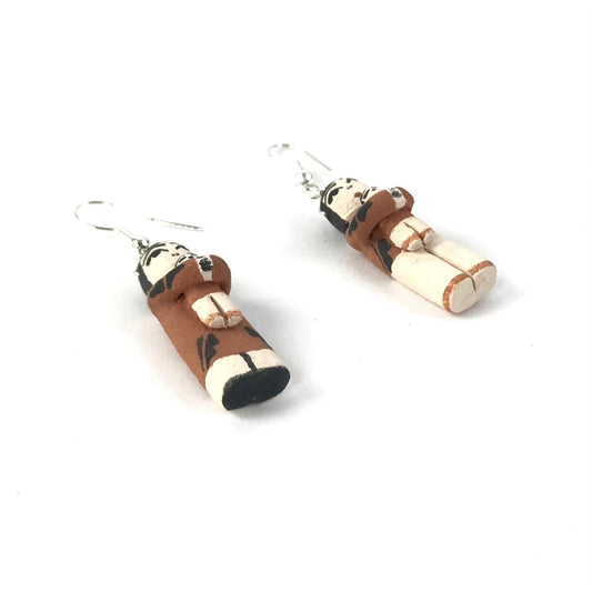 Angelina Bailon Standing Storyteller Earrings-Indian Pueblo Store