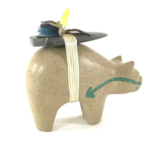 Ryan Panana Bear Sculpture-Indian Pueblo Store