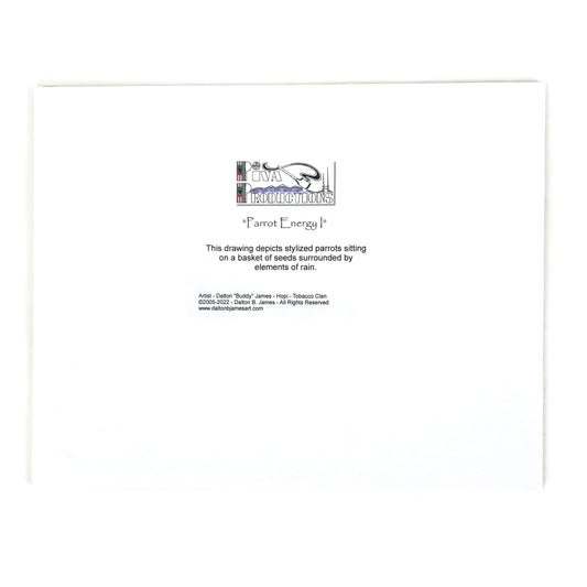 Dalton James "Parrot Energy I" Print-Indian Pueblo Store