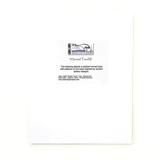 Dalton James Horned Toad II Print-Indian Pueblo Store