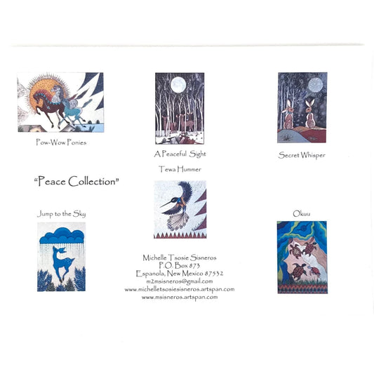 Michelle Tsosie Sisneros Peace Collection Card Set-Indian Pueblo Store