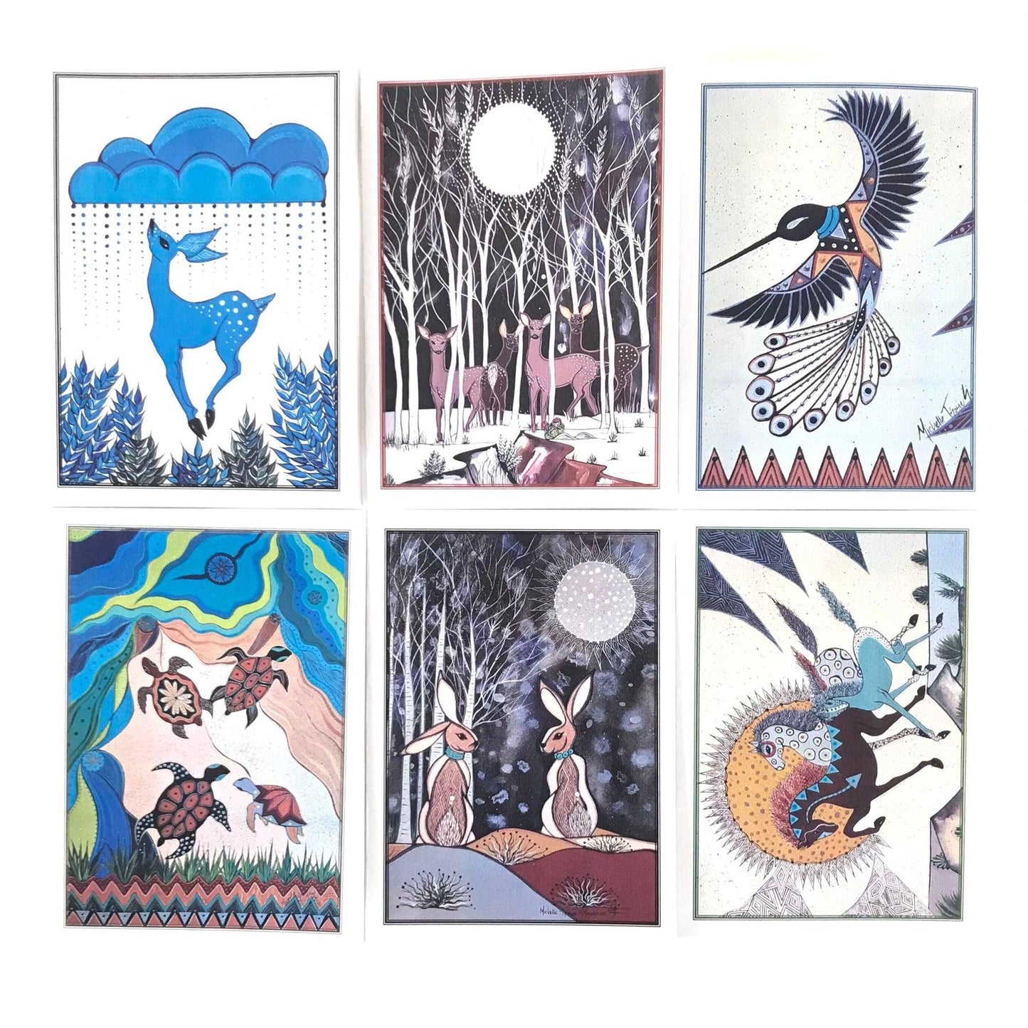 Michelle Tsosie Sisneros Peace Collection Card Set-Indian Pueblo Store