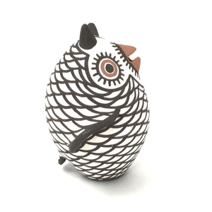 Carlos Laate White Owl Figurine-Indian Pueblo Store