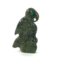 Load image into Gallery viewer, Daniel Chattin Serpentine Parrot Fetish Carving-Indian Pueblo Store
