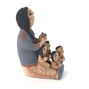Bonnie Fragua Storyteller with Four Children-Indian Pueblo Store
