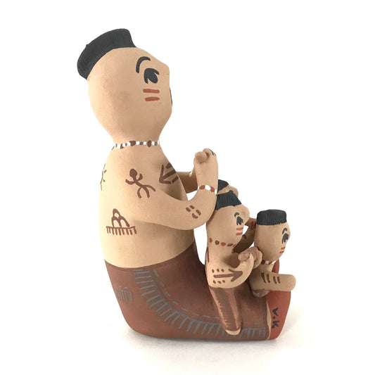 Bonnie Fragua Storyteller with Three Children-Indian Pueblo Store