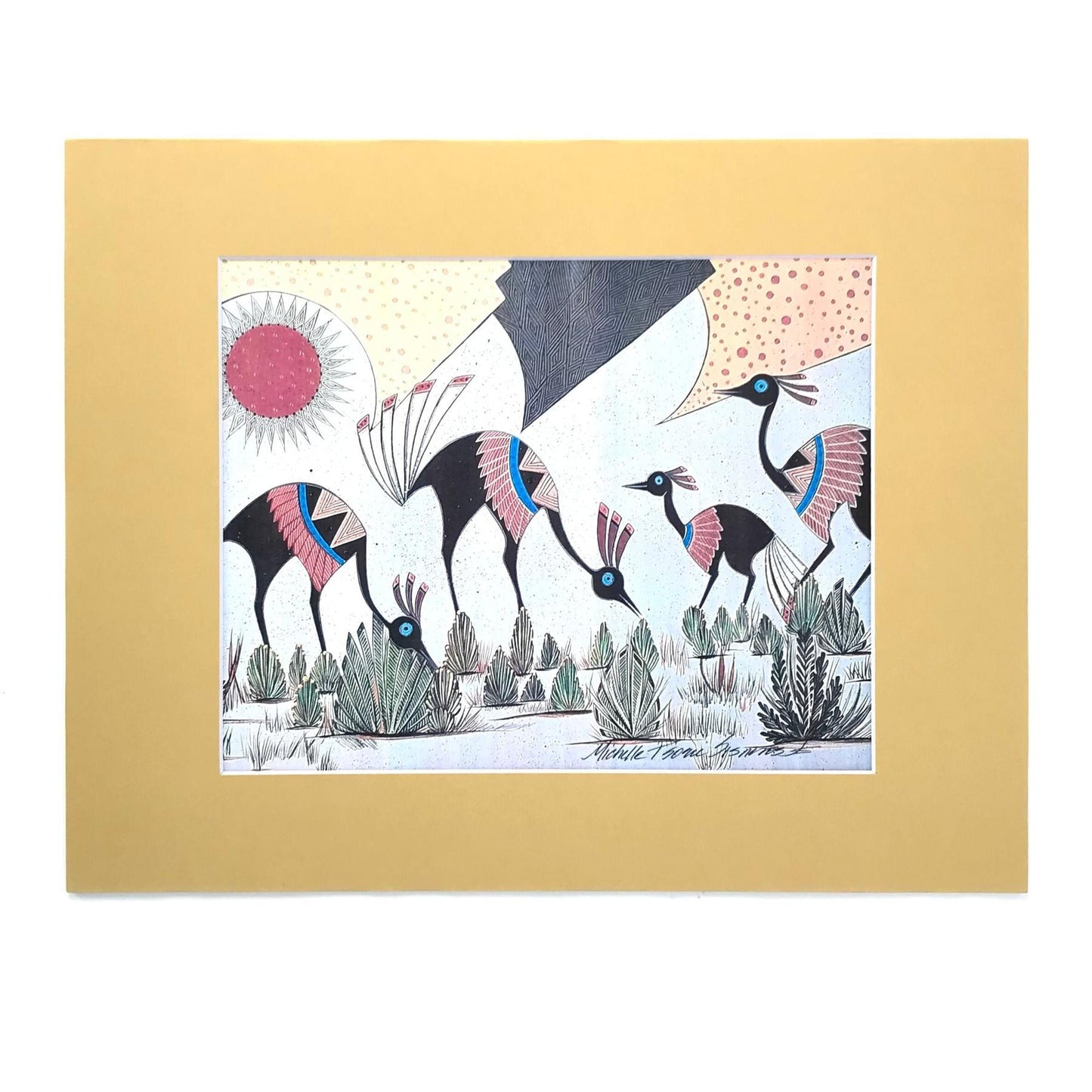 #18 Michelle Tsosie Sisneros Road Runner Print-Indian Pueblo Store