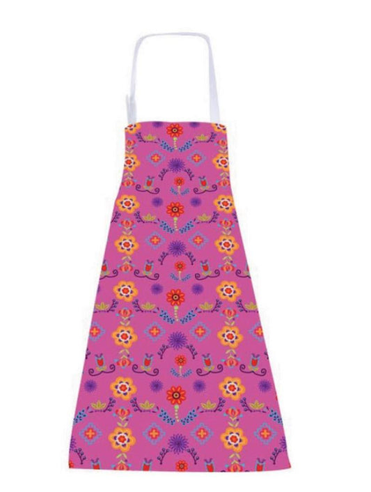 Native Floral Print Apron-Indian Pueblo Store