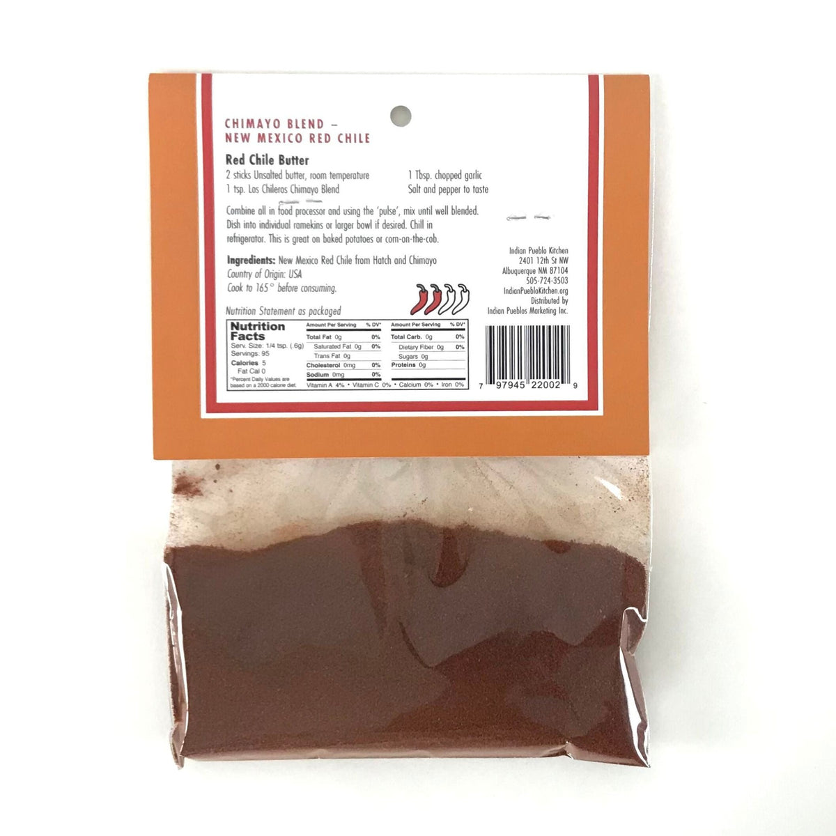 Chimayo Blend NM Red Chile Powder Indian Pueblo Store