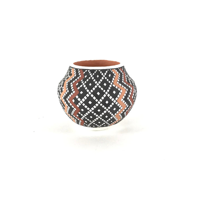 Frederica Antonio Mini Geometric Bowl-Indian Pueblo Store