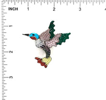 Load image into Gallery viewer, Tamara Pino Multi-Gemstone Inlay Hummingbird Pin-Indian Pueblo Store
