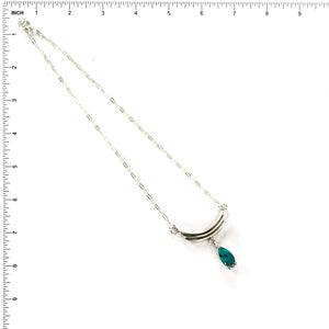 Turquoise Pendant Necklace-Indian Pueblo Store