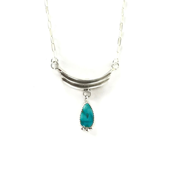 Turquoise Pendant Necklace-Indian Pueblo Store