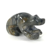 Load image into Gallery viewer, Rickson Kallestewa Picasso Marble Bear Fetish Carving-Indian Pueblo Store

