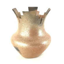 Load image into Gallery viewer, Angie Yazzie Micaceous Kiva Rim Vase-Indian Pueblo Store
