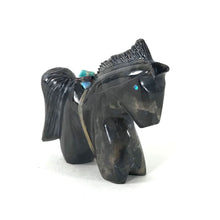 Load image into Gallery viewer, Daryl Shack Marble Horse Fetish Carving-Indian Pueblo Store
