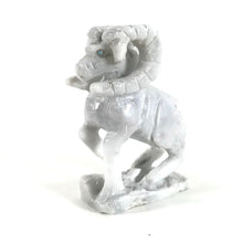 Load image into Gallery viewer, Jerrold Lahaleon Marble Mountain Ram Fetish Carving-Indian Pueblo Store
