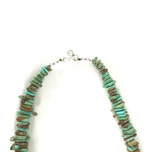 Load image into Gallery viewer, Nick Rosetta Carico Lake Turquoise Nugget Necklace-Indian Pueblo Store
