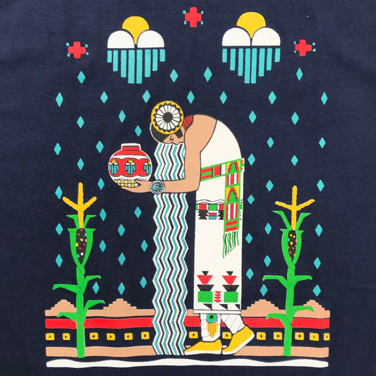 Tewa Tee Desert Rain T-Shirts-Indian Pueblo Store
