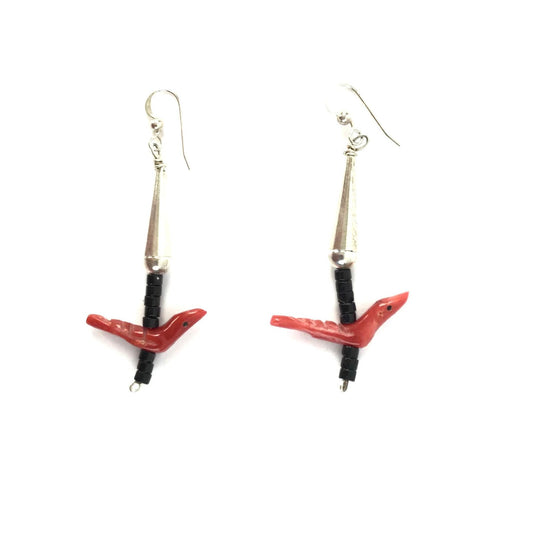 Verna Kushana Fetish Dangle Earrings-Indian Pueblo Store