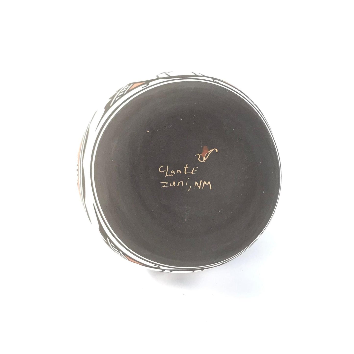 Zuni Deer in House Twisted Handle Wedding Vase-Indian Pueblo Store