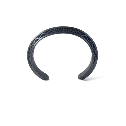 Chris Pruitt Stamped Triangle Bracelet-Indian Pueblo Store