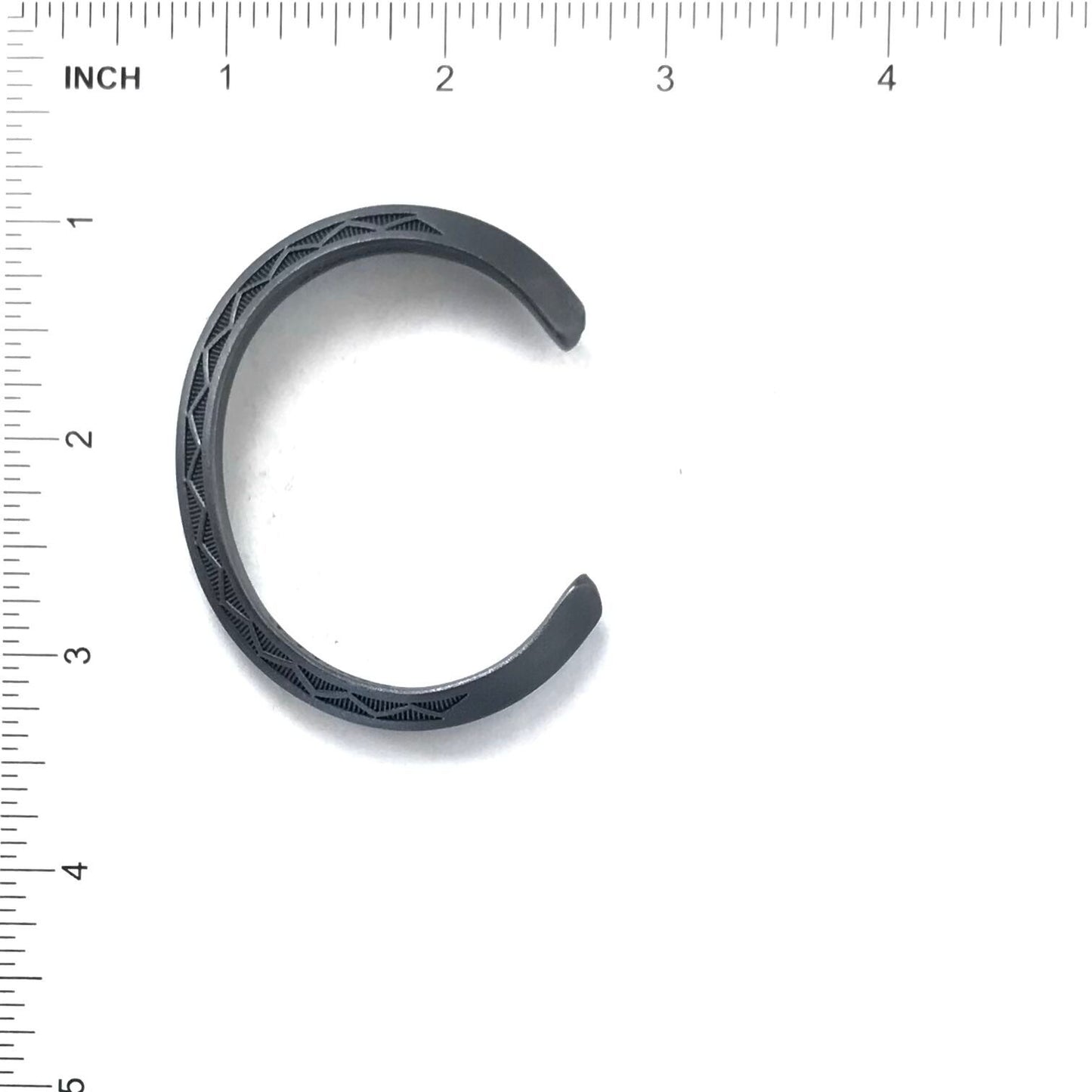 Chris Pruitt Stamped Triangle Bracelet-Indian Pueblo Store