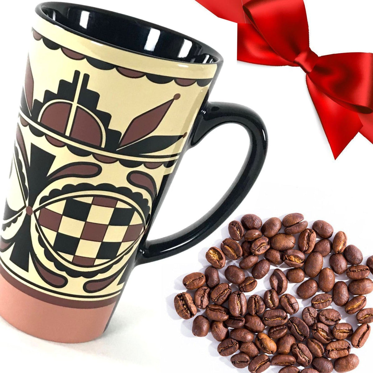Wesley Vigil Pueblo Morning One Mug Gift Set-Indian Pueblo Store