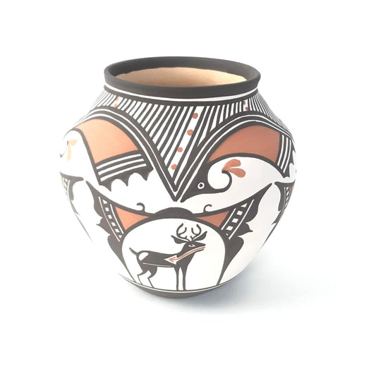 Carlos Laate Deer Water Jar-Indian Pueblo Store
