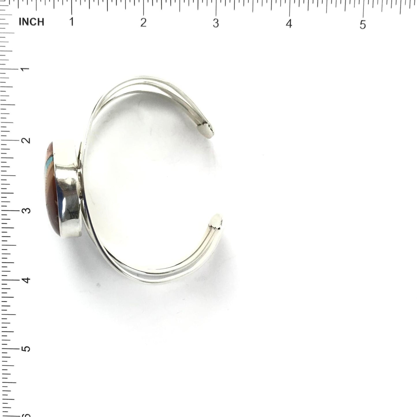 Ellouise Padilla Jasper and Turquoise Inlay Bracelet-Indian Pueblo Store