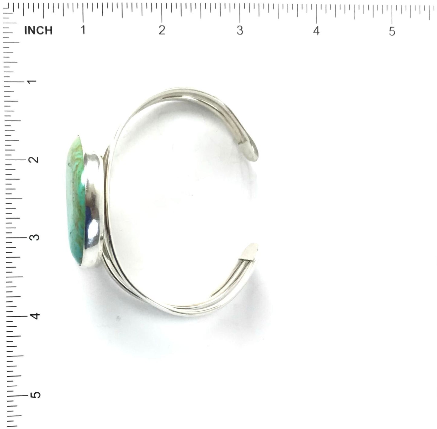 Ellouise Padilla Kingman Turquoise Multi Inlay Bracelet-Indian Pueblo Store