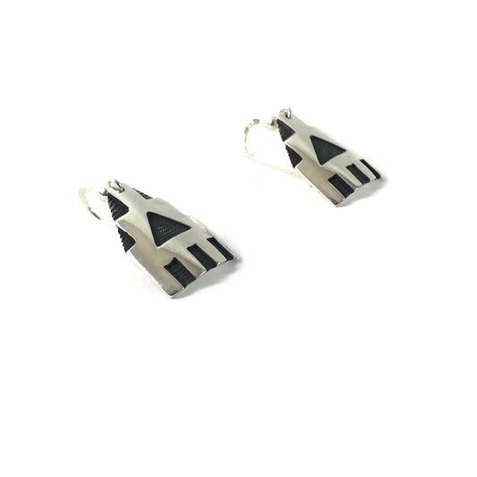 Anderson Koinva Snow Cloud Overlay Earrings-Indian Pueblo Store
