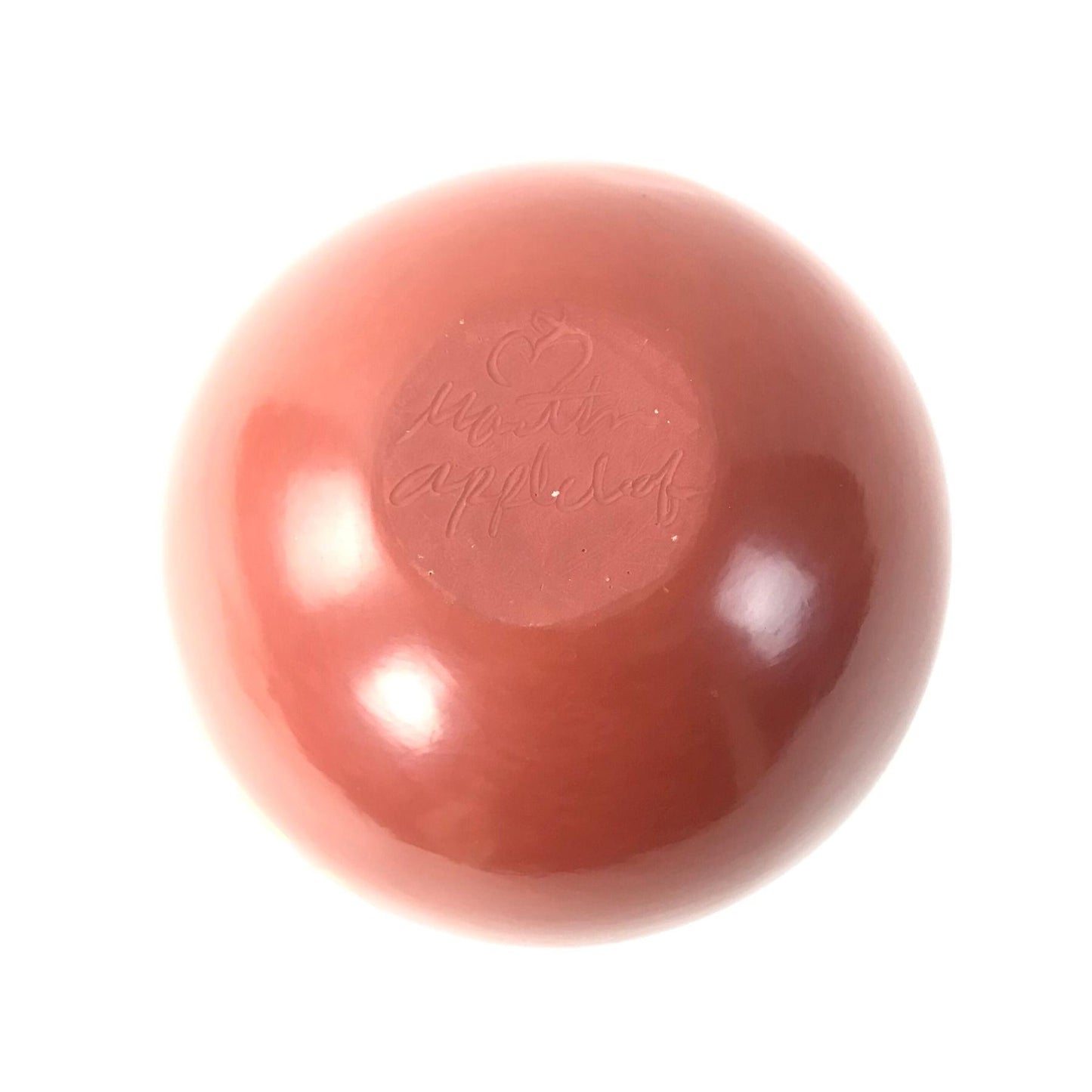 Martha Apple Leaf Feather Bowl-Indian Pueblo Store