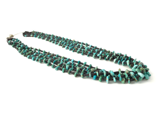 Shirley Coriz Turquoise Heishi Necklace-Indian Pueblo Store