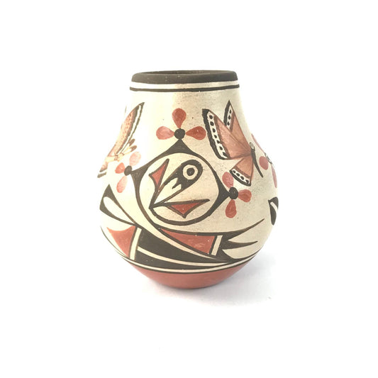 Marcellus and Elizabeth Medina Small Butterfly Dancer Jar-Indian Pueblo Store
