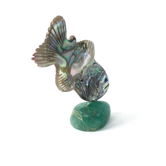 Jerome Tsalabutie Abalone Shell Fish Fetish Carving-Indian Pueblo Store