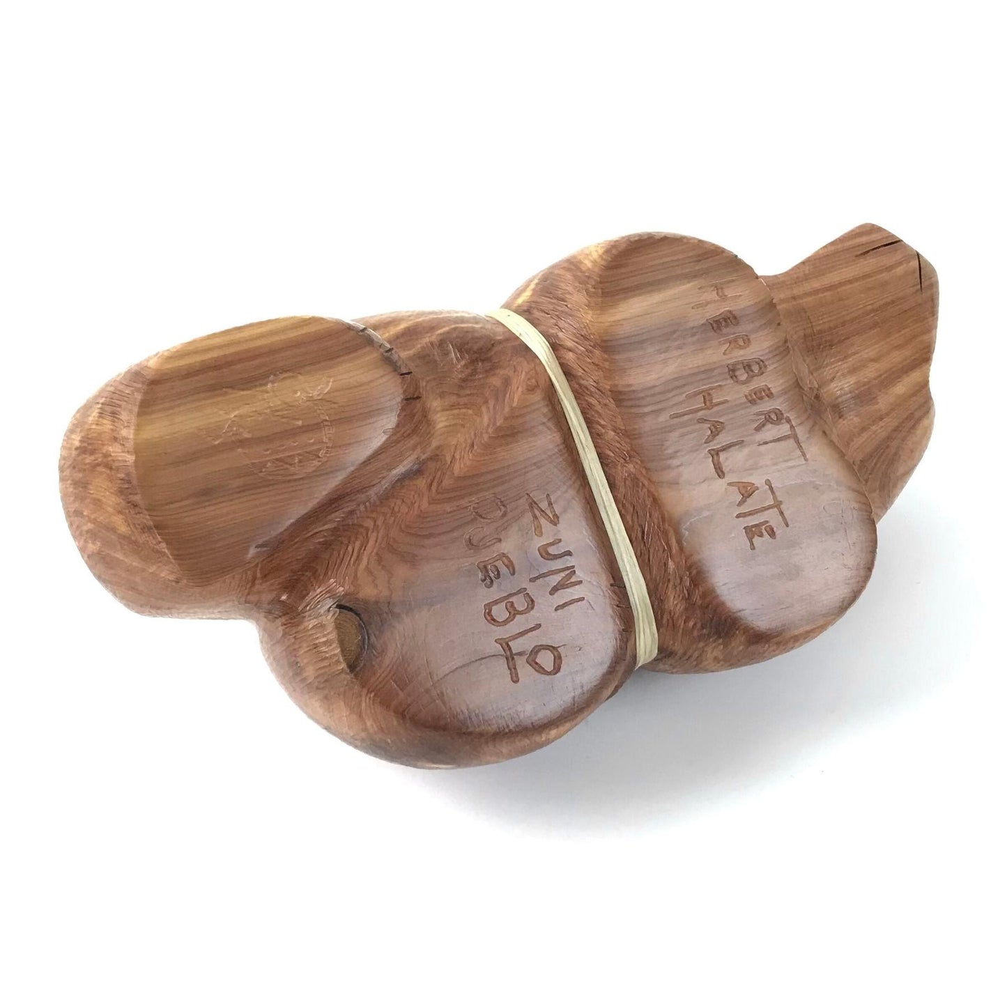 Herbert Halate Large Cedar Bear Fetish Carving-Indian Pueblo Store