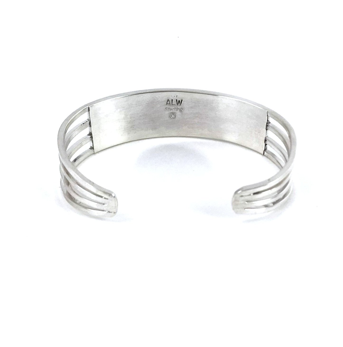 Anson Wallace Triple Row Inlay Bracelet-Turquoise-Indian Pueblo Store