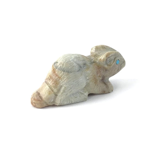 Mike Coble Picasso Marble Mouse Fetish Carving-Indian Pueblo Store