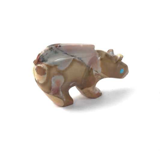 Ron Lunasee Tigilite Mountain Lion Fetish Carving-Indian Pueblo Store