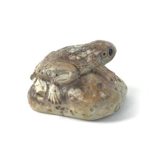 Mike Coble Picasso Marble Frog Fetish Carving-Indian Pueblo Store